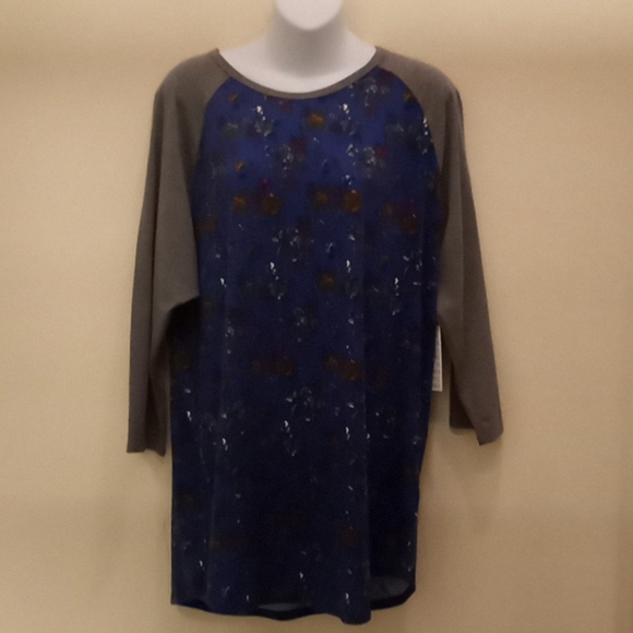 LulaRoe  Floral  Randy Knit Top-#0314 - Picture 2 of 14